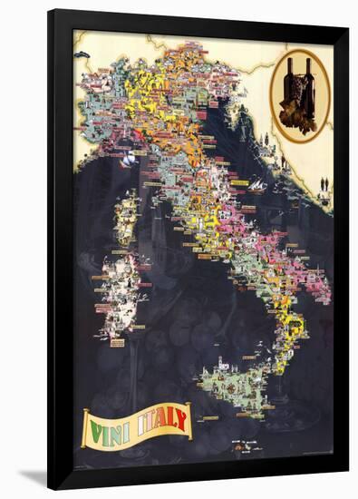Wines of Italy-null-Framed Poster