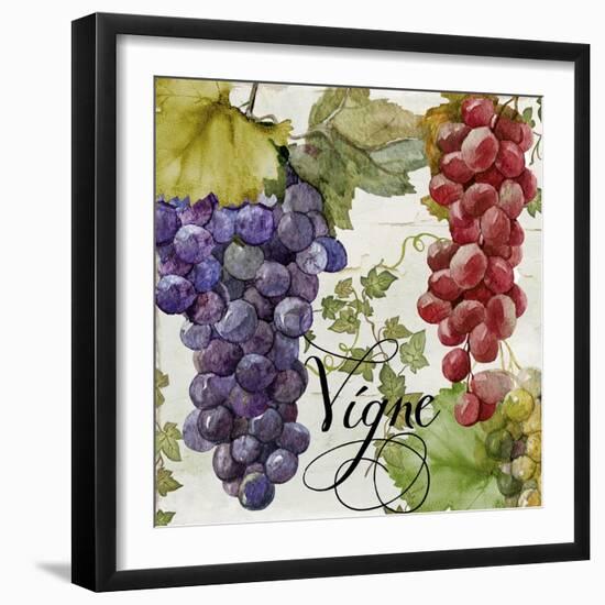 Wines of Paris I-Color Bakery-Framed Giclee Print