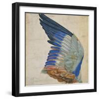 Wing of a Blue Roller, Copy of an Original by Albrecht Durer of 1512-Hans Hoffmann-Framed Giclee Print