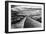 Wing of Airplane Flying in Mid-Air under and Between Clouds-Liyun Yu-Framed Photographic Print