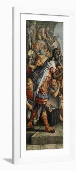 Wing of an Altarpiece with Adoration of the Magi-Pieter Aertsen-Framed Art Print