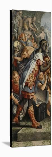 Wing of an Altarpiece with Adoration of the Magi-Pieter Aertsen-Stretched Canvas