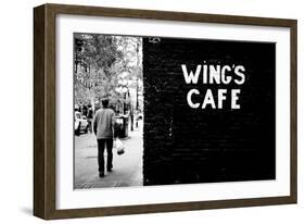 Wing's Cafe-Sharon Wish-Framed Photographic Print