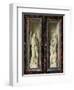 Winged Altarpiece 1437, Exterior Wings: Annunciation-Jan van Eyck-Framed Giclee Print