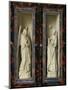 Winged Altarpiece 1437, Exterior Wings: Annunciation-Jan van Eyck-Mounted Giclee Print