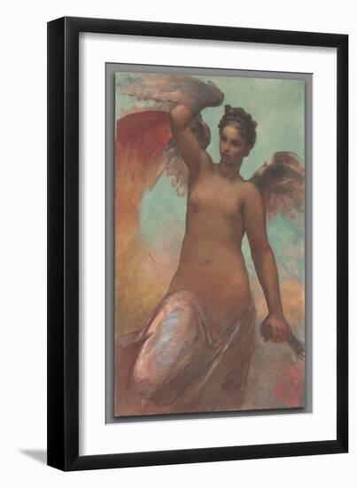 Winged Fortune, 1878 (Oil on Canvas)-William Morris Hunt-Framed Giclee Print