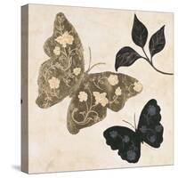 Winged Gold 1-Colleen Sarah-Stretched Canvas