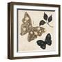 Winged Gold 1-Colleen Sarah-Framed Art Print