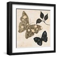 Winged Gold 1-Colleen Sarah-Framed Art Print