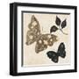 Winged Gold 1-Colleen Sarah-Framed Art Print