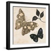 Winged Gold 1-Colleen Sarah-Framed Art Print