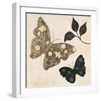 Winged Gold 1-Colleen Sarah-Framed Art Print