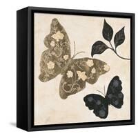 Winged Gold 1-Colleen Sarah-Framed Stretched Canvas