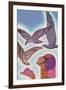 Winged Guests-Frank Mcintosh-Framed Art Print