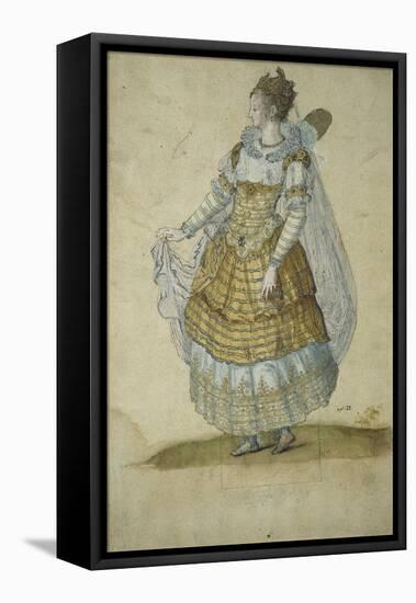 Winged Masquer-Inigo Jones-Framed Stretched Canvas