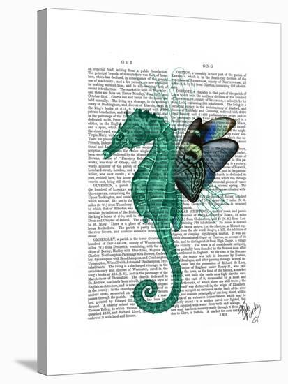 Winged Seahorse-Fab Funky-Stretched Canvas