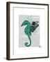 Winged Seahorse-Fab Funky-Framed Art Print