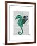 Winged Seahorse-Fab Funky-Framed Art Print