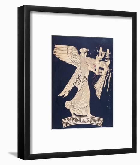 Winged Victory, Reproduction of Painting from Greek Vase, 5th Century BC-null-Framed Giclee Print