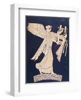 Winged Victory, Reproduction of Painting from Greek Vase, 5th Century BC-null-Framed Giclee Print