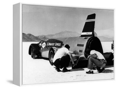8x10 Print Wingfoot Express Bonneville Salt Flats Jet Car 1964 1964 #1a931 