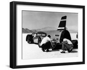 Wingfoot Express' Land Speed Record Car, Bonneville Salt Flats, Utah, USA, 1964-null-Framed Photographic Print