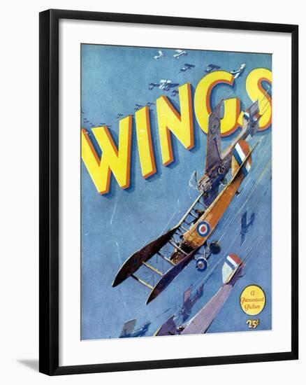 Wings, 1927, Directed by William A. Wellman-null-Framed Giclee Print