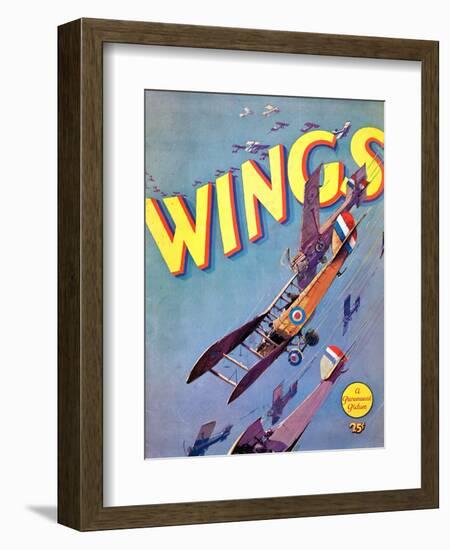 Wings, 1927-null-Framed Art Print