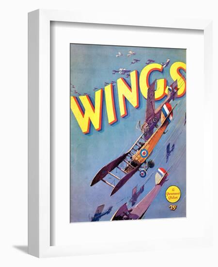 Wings, 1927-null-Framed Art Print