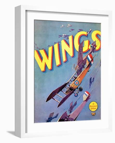 Wings, 1927-null-Framed Art Print