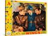 WINGS, Buddy Rogers, Clara Bow, Richard Arlen, 1927-null-Stretched Canvas