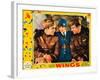 WINGS, Buddy Rogers, Clara Bow, Richard Arlen, 1927-null-Framed Art Print