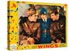 WINGS, Buddy Rogers, Clara Bow, Richard Arlen, 1927-null-Stretched Canvas