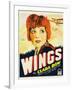 Wings, Clara Bow, 1927-null-Framed Art Print