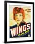 Wings, Clara Bow, 1927-null-Framed Art Print