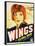 Wings, Clara Bow, 1927-null-Framed Art Print