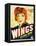 Wings, Clara Bow, 1927-null-Framed Stretched Canvas