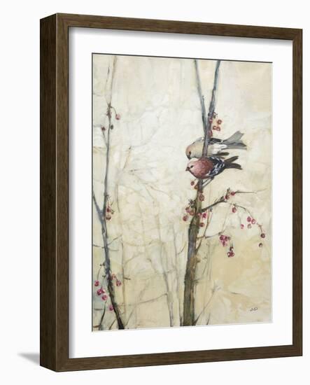 Wings in the Berries-Julia Purinton-Framed Art Print