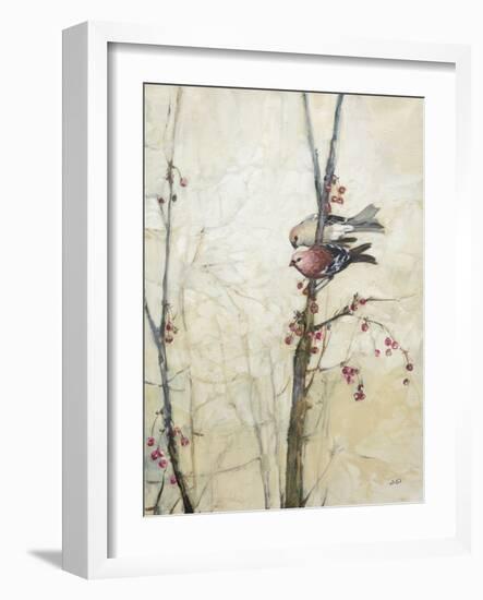 Wings in the Berries-Julia Purinton-Framed Art Print