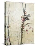 Wings in the Berries-Julia Purinton-Stretched Canvas