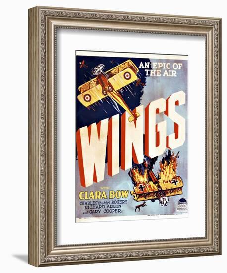 Wings Movie Poster-null-Framed Giclee Print