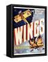 Wings Movie Poster-null-Framed Stretched Canvas