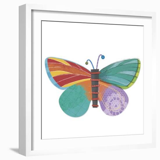 Wings Of Grace butterfly icon 1-Holli Conger-Framed Giclee Print