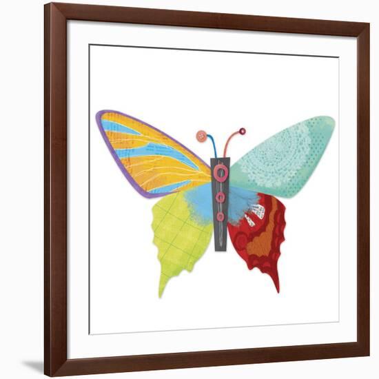 Wings Of Grace butterfly icon 2-Holli Conger-Framed Giclee Print