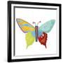 Wings Of Grace butterfly icon 2-Holli Conger-Framed Giclee Print