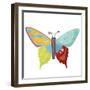 Wings Of Grace butterfly icon 2-Holli Conger-Framed Giclee Print