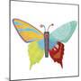 Wings Of Grace butterfly icon 2-Holli Conger-Mounted Giclee Print