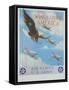 Wings over America-Tom Woodbury-Framed Stretched Canvas