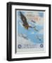 Wings over America-Tom Woodbury-Framed Premium Giclee Print