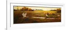 Wings over the Marsh-Li Wang-Framed Art Print